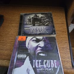 Lot Of 2 Cd Ice Cube I Am The West And War And Peace Vol 2