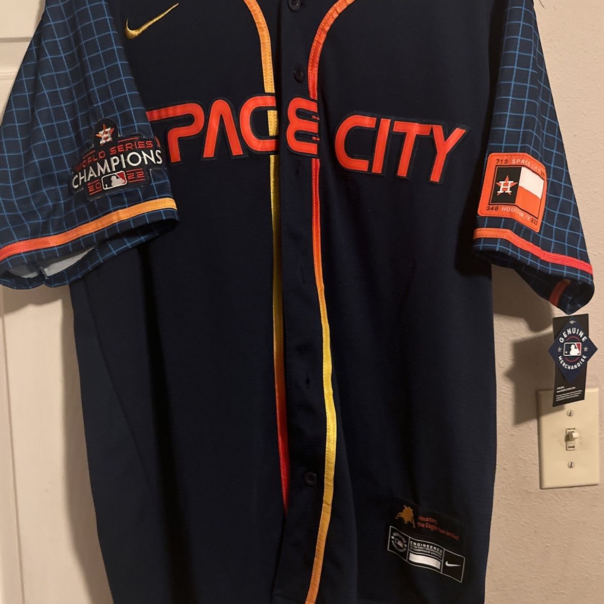 Houston Astros Space City Jersey AUTHENTIC for Sale in Austin, TX - OfferUp