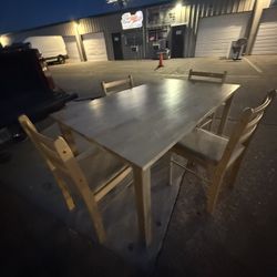 Dinning Table  W/6