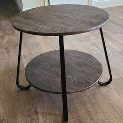 Round End Table Small Coffee Table
