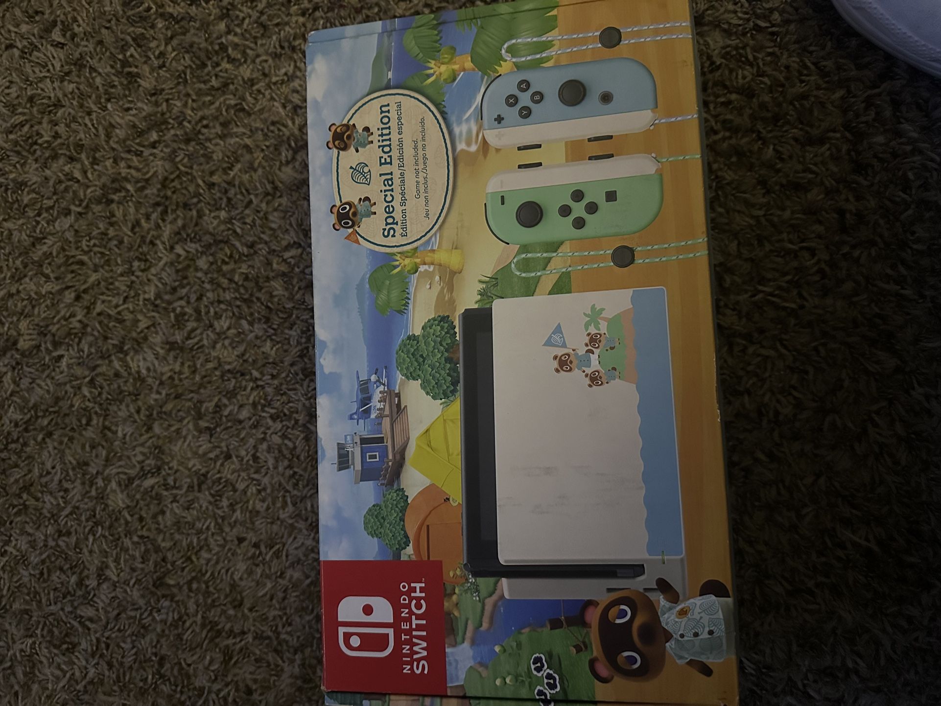 Nintendo Switch (Animal Crossing Special Edition)