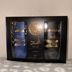 Lattafa Asad Gift Set Zanzibar Limited Edition 2pk