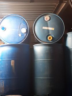 55 gal plastic barrels