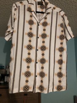 Camisa De Hombre Beige