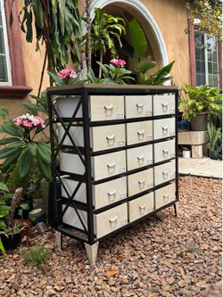 Industrial 15-Drawer storage cabinet