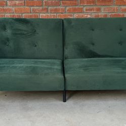 Green Velvet Futon 
