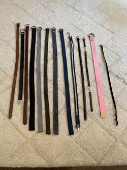 Five (5) Men or Women belts for only $10,00