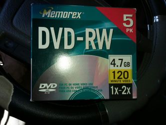Memorex 5 PK DVD-RW