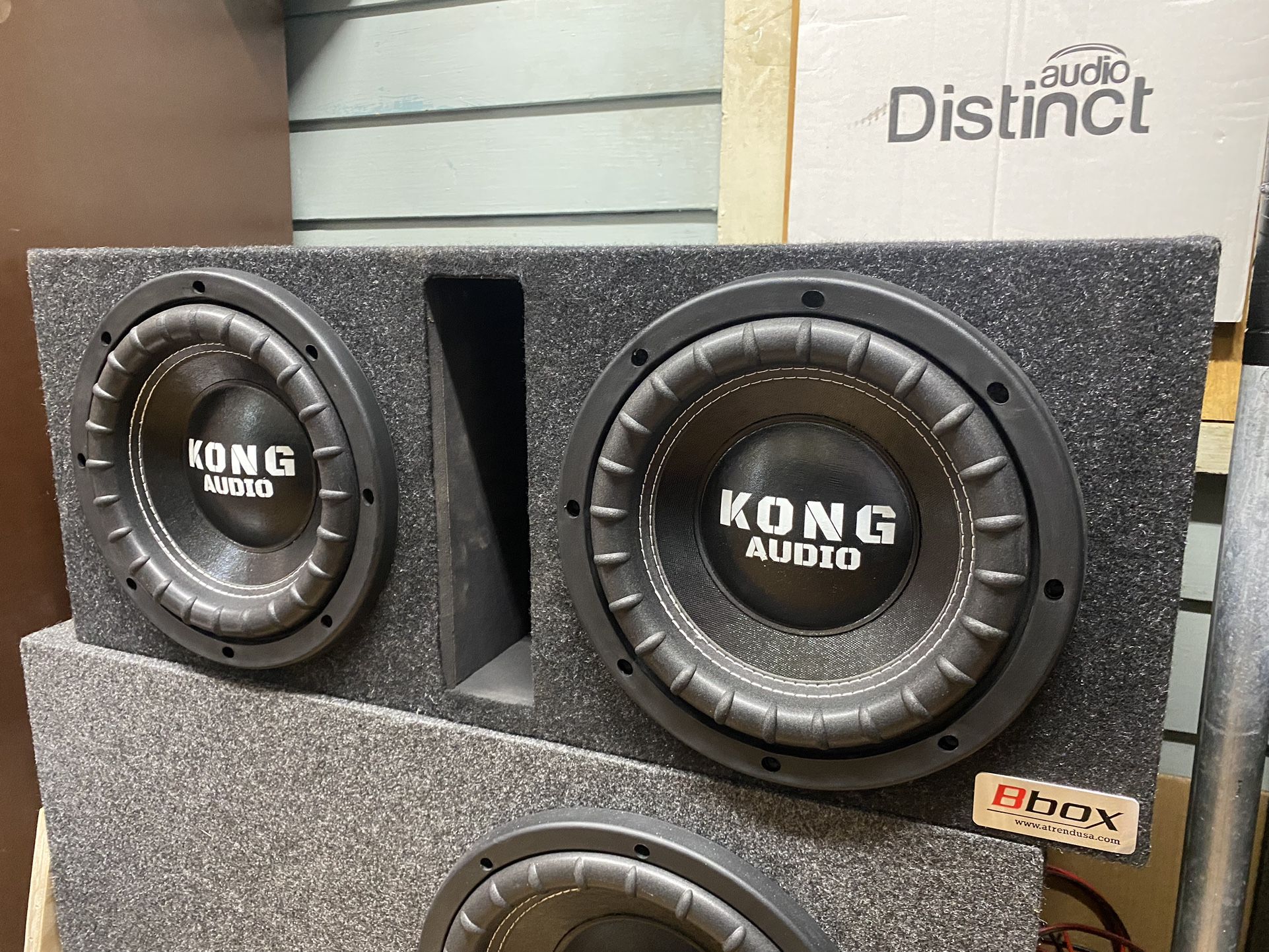 New 10” Kong Audio Subwoofers + New Ported Box 