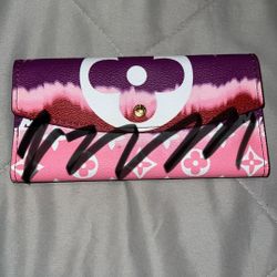 Ombre Snap Button Wallet