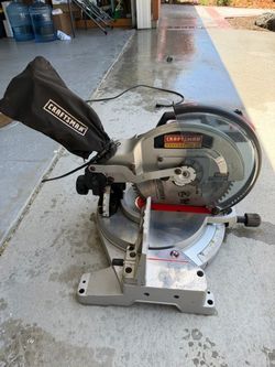 Used Craftsman 15 amps 12 in. Corded Compound Miter Saw