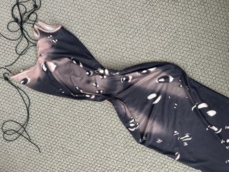 Fashion Nova Rain Drop Maxi Dress