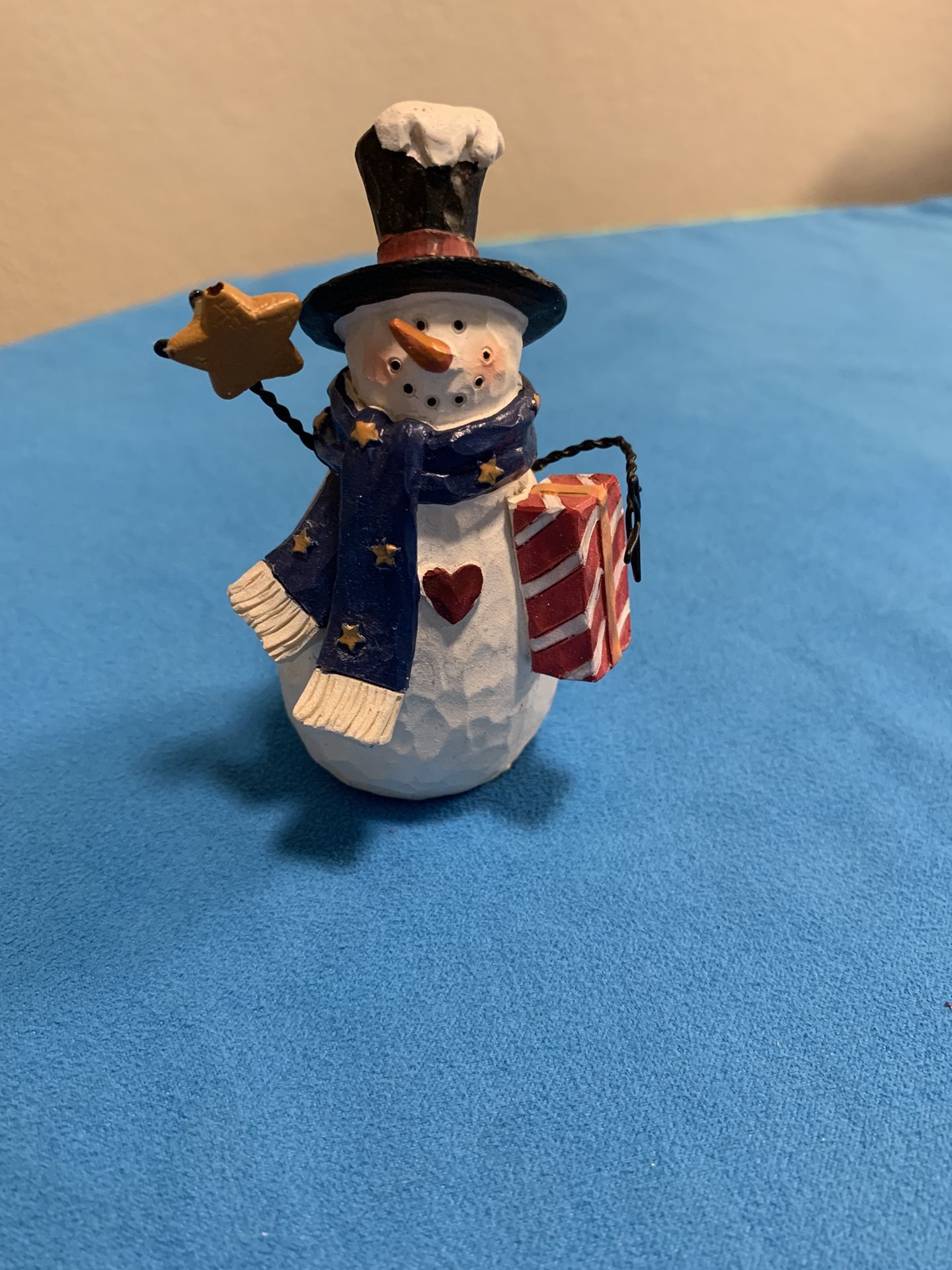 Snowman Christmas Ornament Vintage