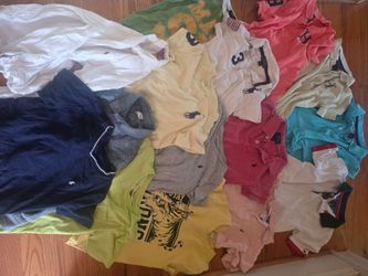 Big suitcase full of Tshirts , Shorts and Pejamas size 4T,5T,6T and 7T polo ,Adidas and Tommy Hilfiger