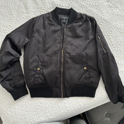 Black Bomber Jacket