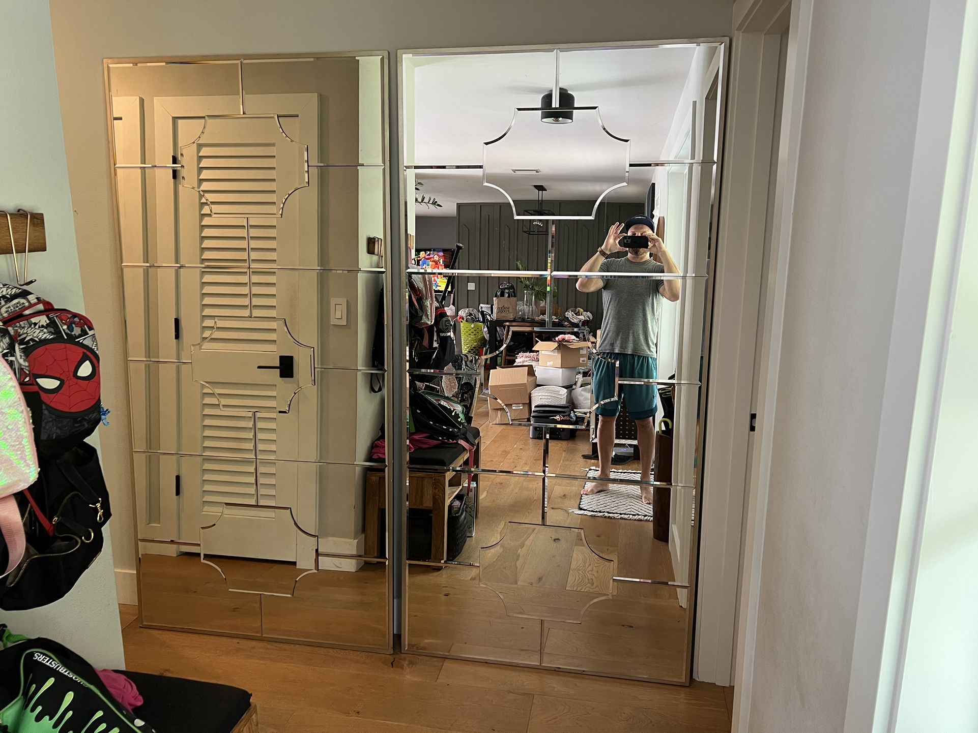 Z Gallerie Simplicity Floor Mirrors (2) 39”x80”