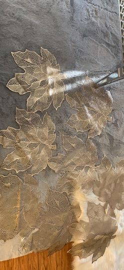 Set of 8 Gold Maple Leaf Placemats