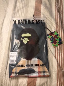 burberry bape shirt size M