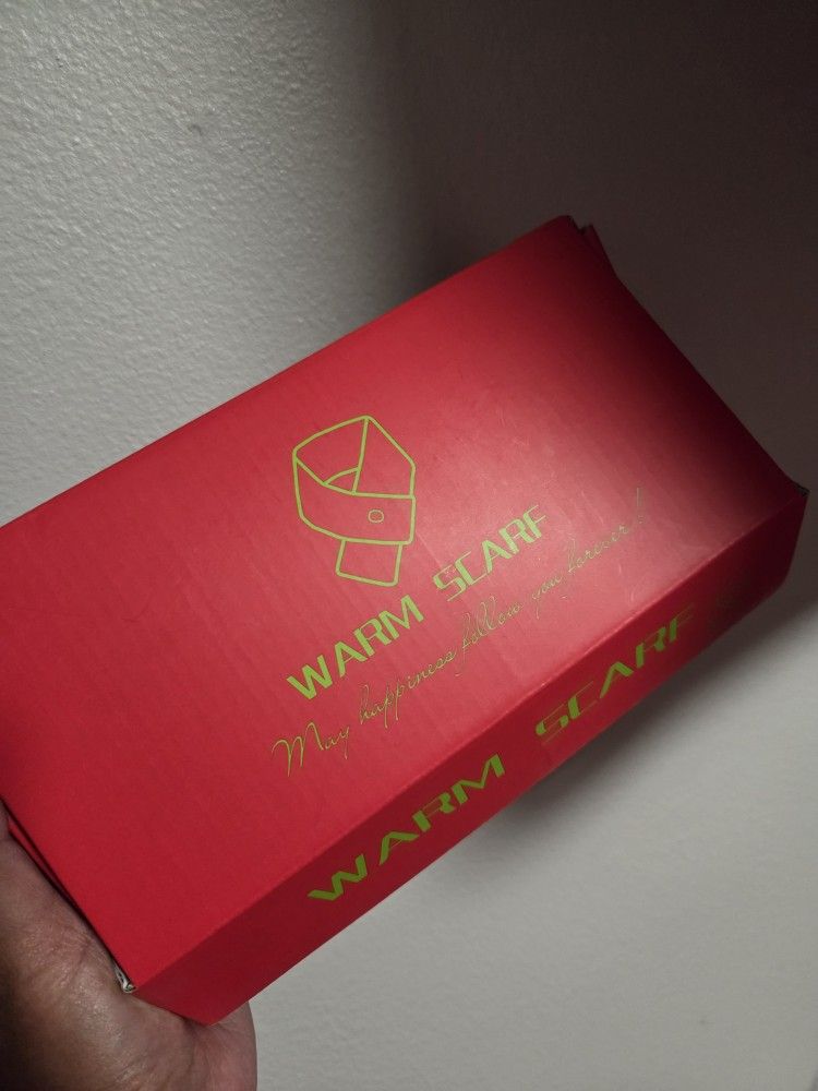 Heated Neck Wrap Heated Scarf for Neck Pain Relief, Neck Heating Pad with 5000mAh Power Bank, Cordless Thermal Neck Brace Electric Heated Neck Warmer