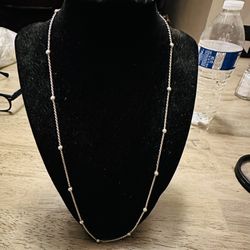 925 REAL SILVER CHAIN LONG CADENA DE PLATA REAL PERFECTO CONDICIÓN LARGA SÓLIDA 