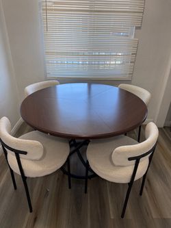 Table and chairs