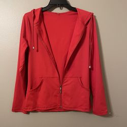 Red zip up hoodie #hoodie Workout gear