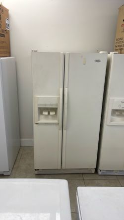 Fridge side by side whirlpool