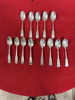 Vintage 1976 International Silver 13 Original Colonies Bicentennial Spoon Set (Complete 13 Pcs)