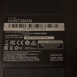 Razer Huntsman keyboard 