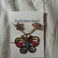 Butterfly Jewelry Set