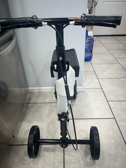 BlessReach Knee Scooter with Shock Absorption & Bag - Like New / Open Box