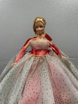 Vintage Barbie With Big Dress 