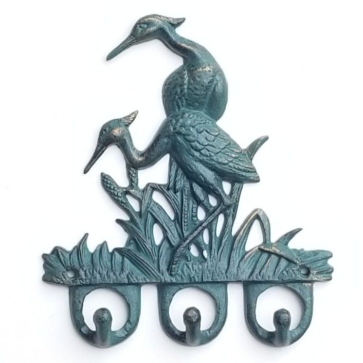 LAST ONE! NEW! 7 1/2" Crane/Heron Wall Hook Birds