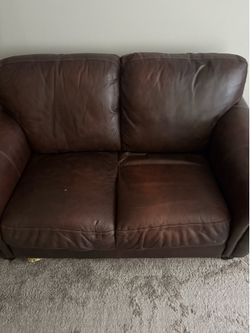 Love seat and ottomans