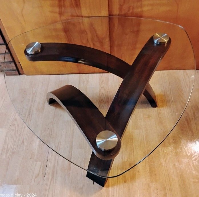 Raymour & Flanigan Allure Glass Coffee Table