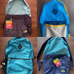 New Backpacks, $15 For Each