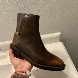 Mk Carlisle brown boots size 5