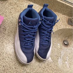 Jordan 12 Retro Blue And White