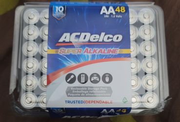 ACDelco Super Alkaline AA Batteries, 48 Count