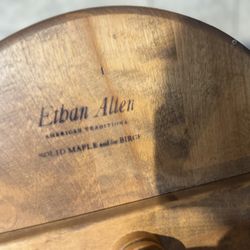 Ethan Allen pedestal REAL MAPLE AND BIRCH