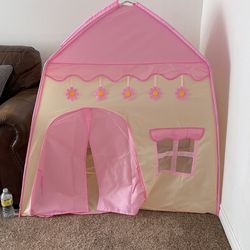 Girls Flower Castle Tent