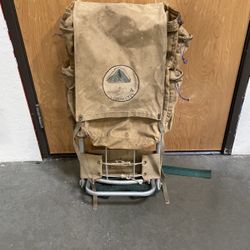 Vintage Hiking Backpack Camping 