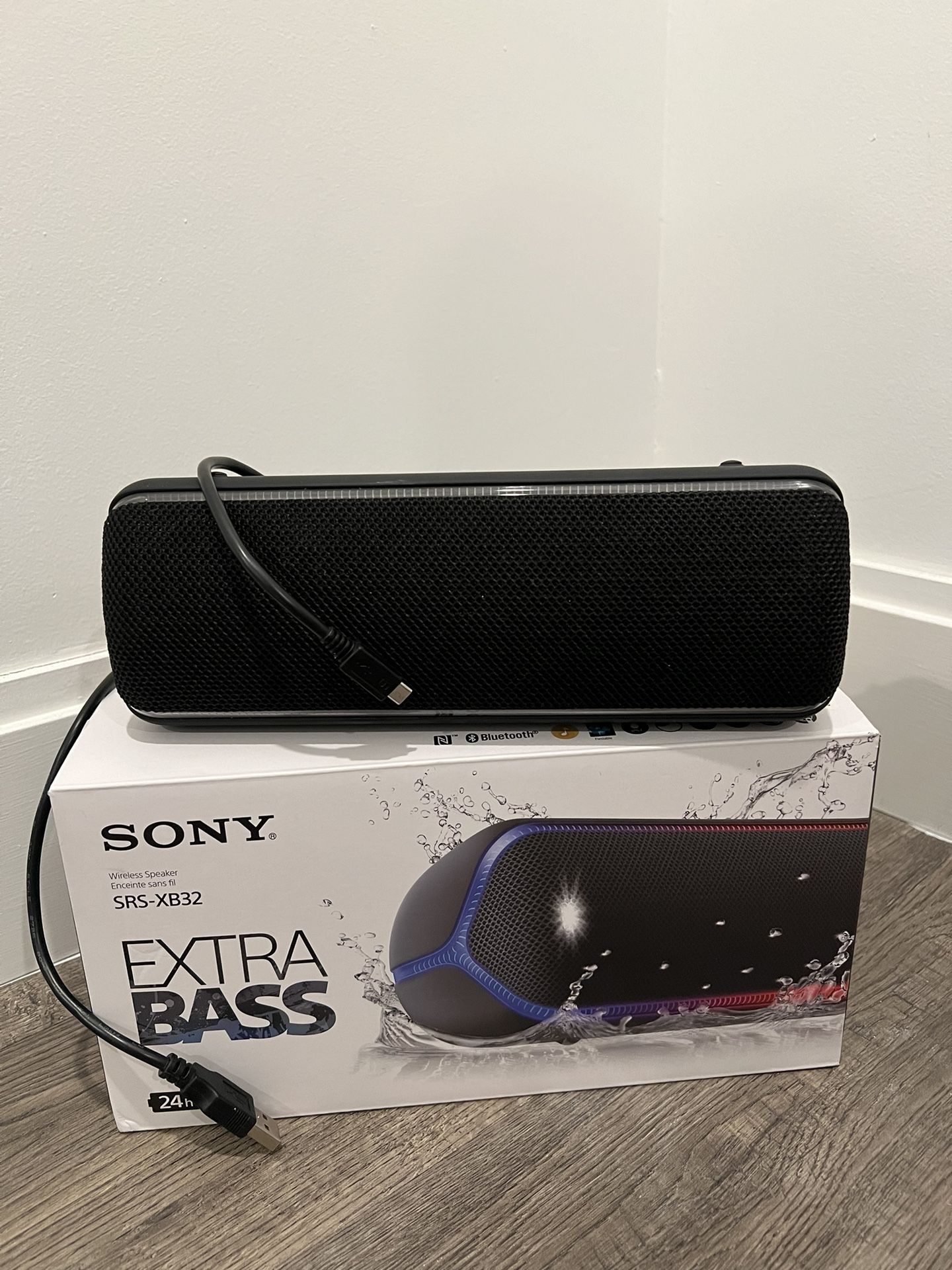 Sony Portable Bluetooth Speaker w LED Lights