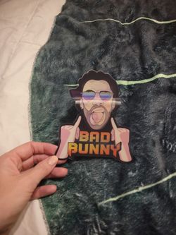 Bad Bunny Holographic Lenticular Sticker