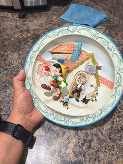 Pinocchio 3D Collectors Plate
