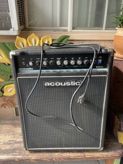 Bass Amp and Guitar