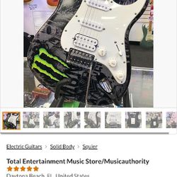 Squire Custom Monster Electric Guitar 