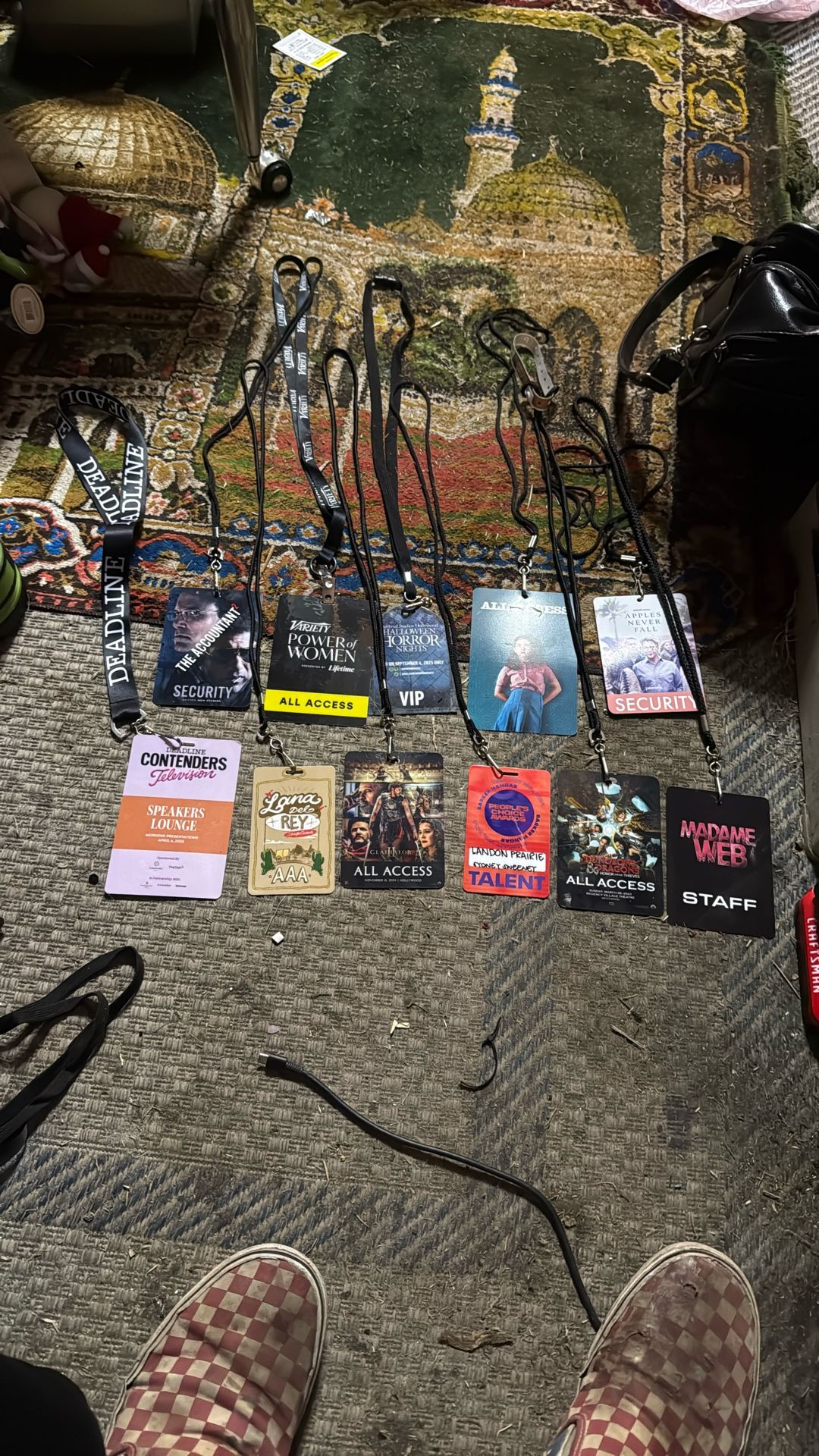 Movie Staff Passes Very Rare 15$ Each 