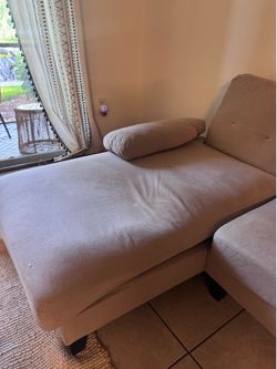 Gray Fabric Sectional Sofa with Chaise