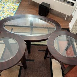 Center Table + 2 Side Table